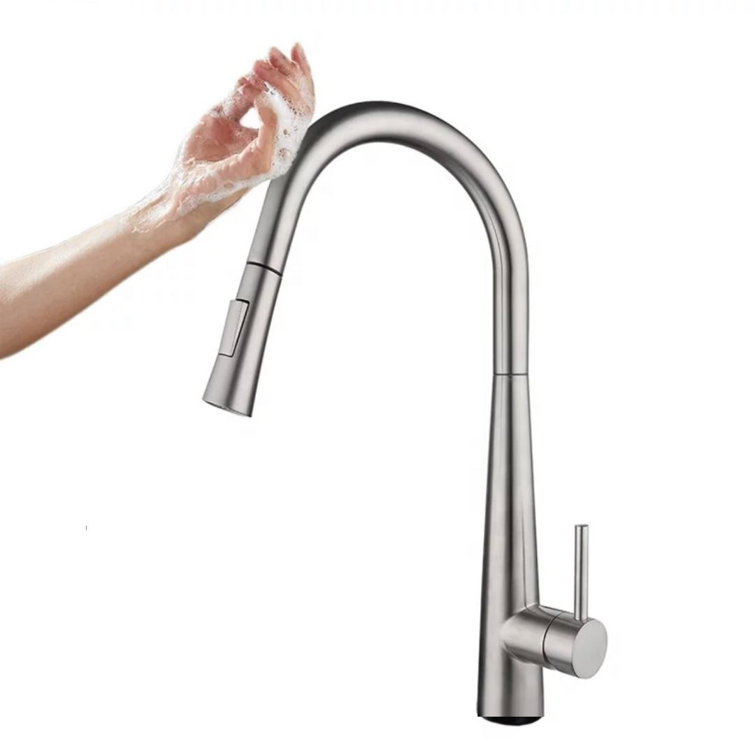MAX Faucets Pull Out Touch Kitchen Faucet Wayfair Canada